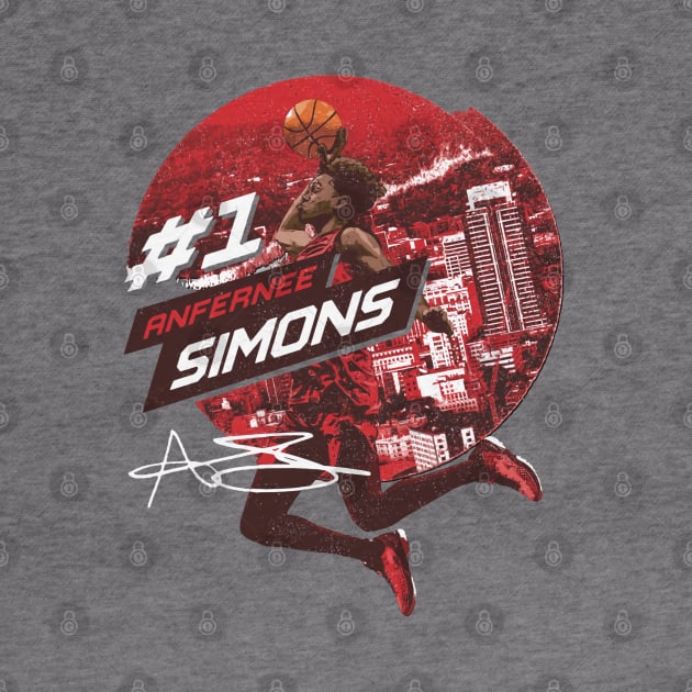 Anfernee Simons Portland City Emblem by Buya_Hamkac